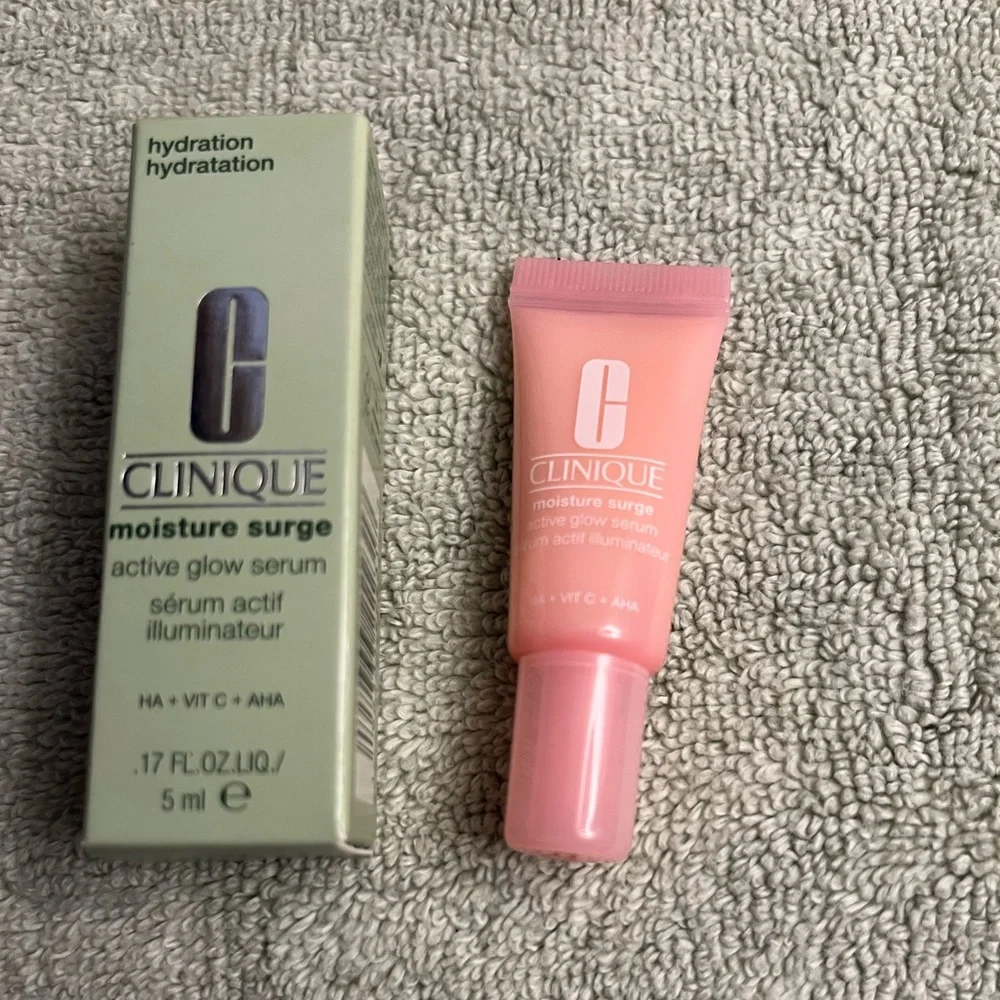Clinique Moisture Surge Active Glow Serum Travel Size 0.17 oz - 5 ml